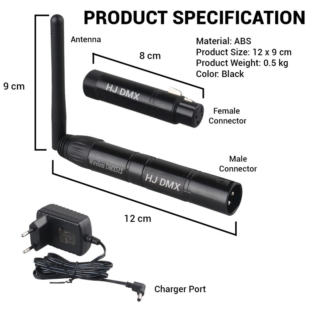 HJ DMX Transmitter Disco Lights