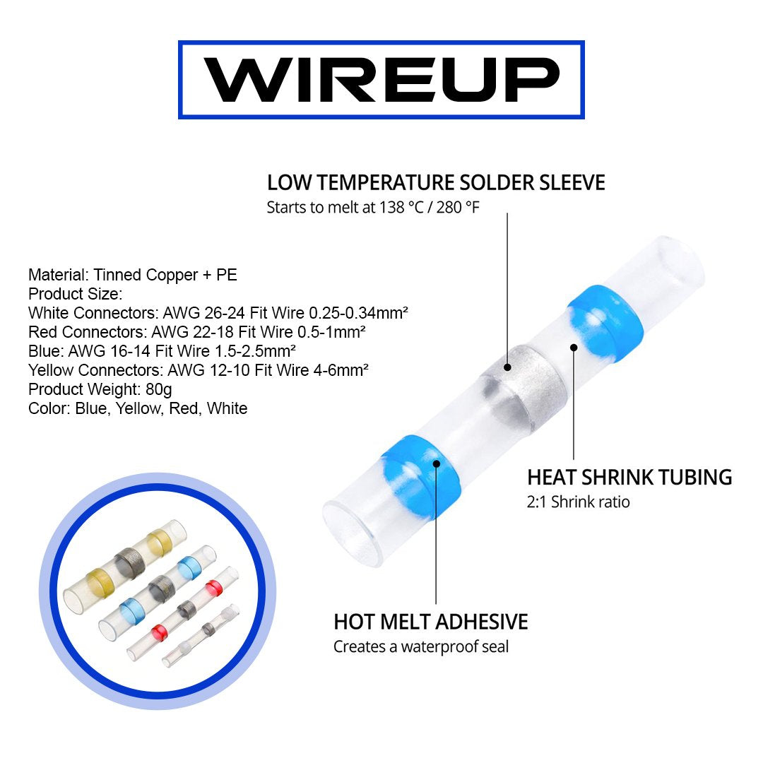WireUp Heat Shrink Wire Connectors