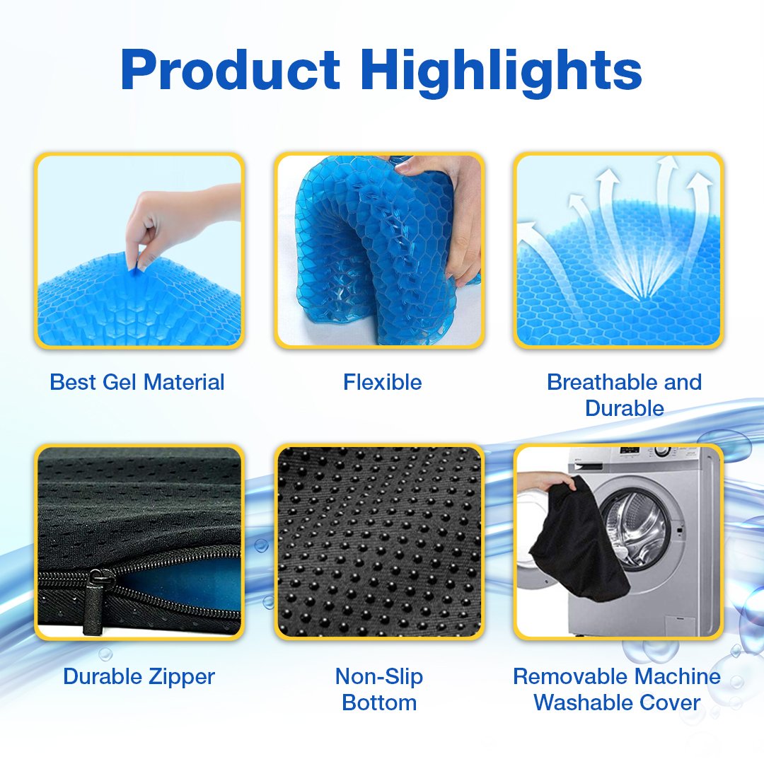 ROY Gel Flexible Seat Cushion