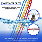 WeVolte Waterproof Solder Seal Wire Connectors
