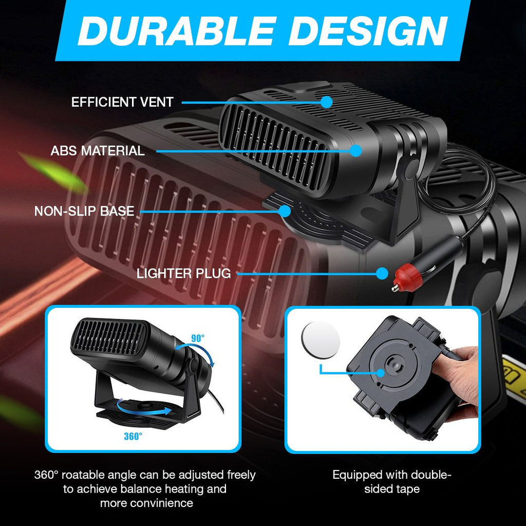 CZ 360° Portable Car Heater & Cooling Fan