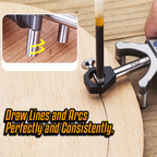 Carpenter Straight Line and Arc Curve Measuring Marker