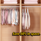 Foldable Space Saving Multi-Hanger
