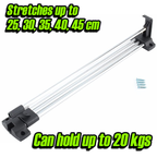 Retractable Pull Out Wardrobe Organizer Rack