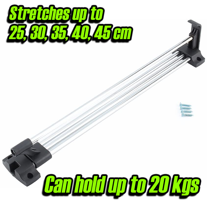 Retractable Pull Out Wardrobe Organizer Rack