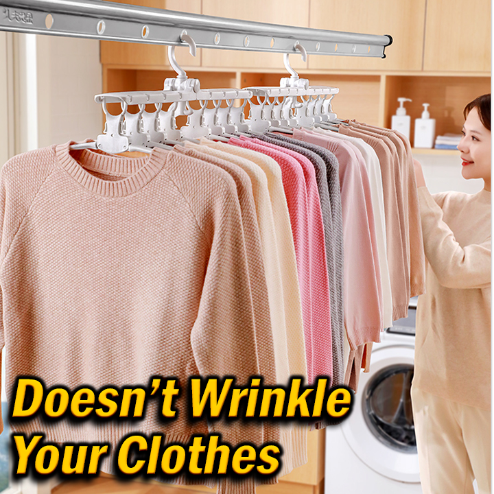 Foldable Space Saving Multi-Hanger
