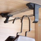 Retractable Pull Out Wardrobe Organizer Rack