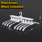 Foldable Space Saving Multi-Hanger