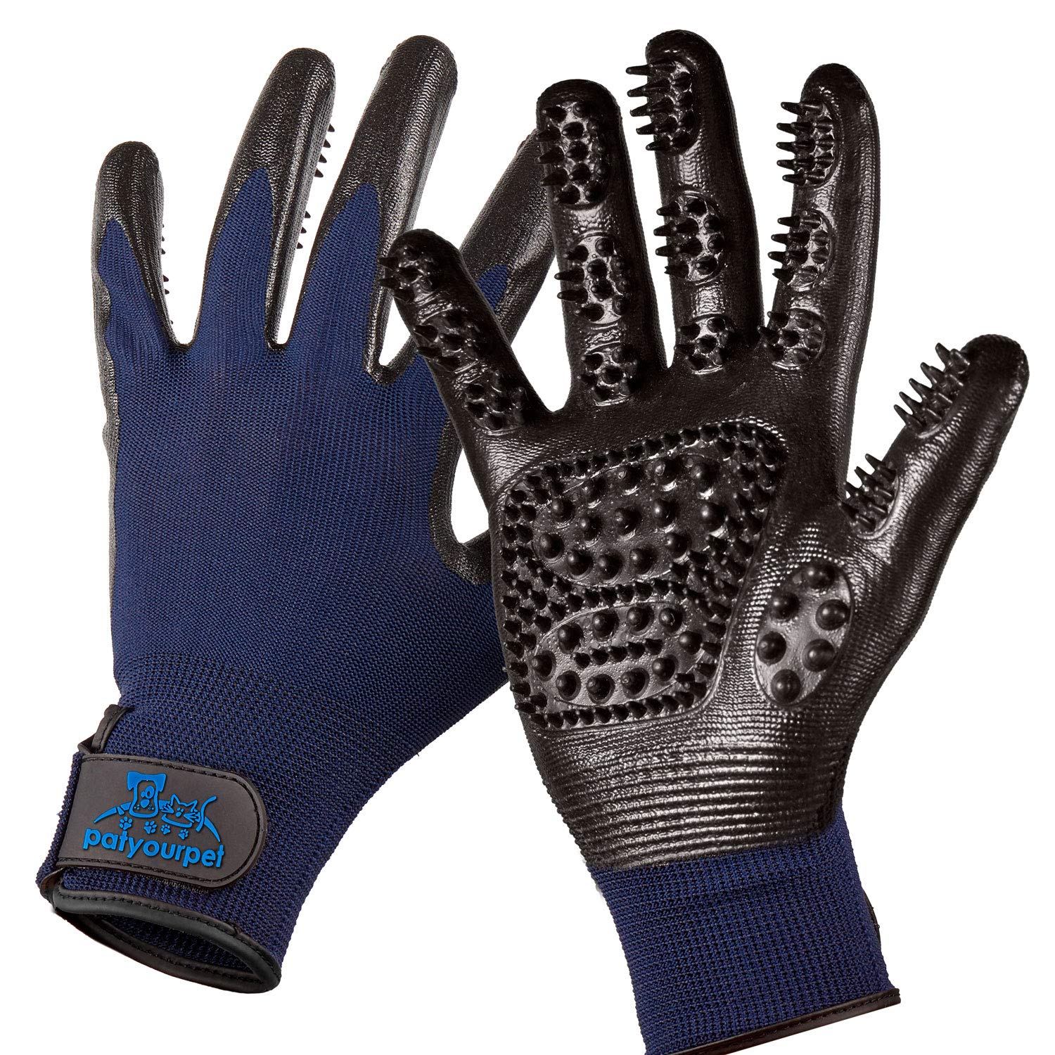 Pet Grooming Gloves for Dogs, Cats and Horses