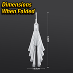 Foldable Space Saving Multi-Hanger