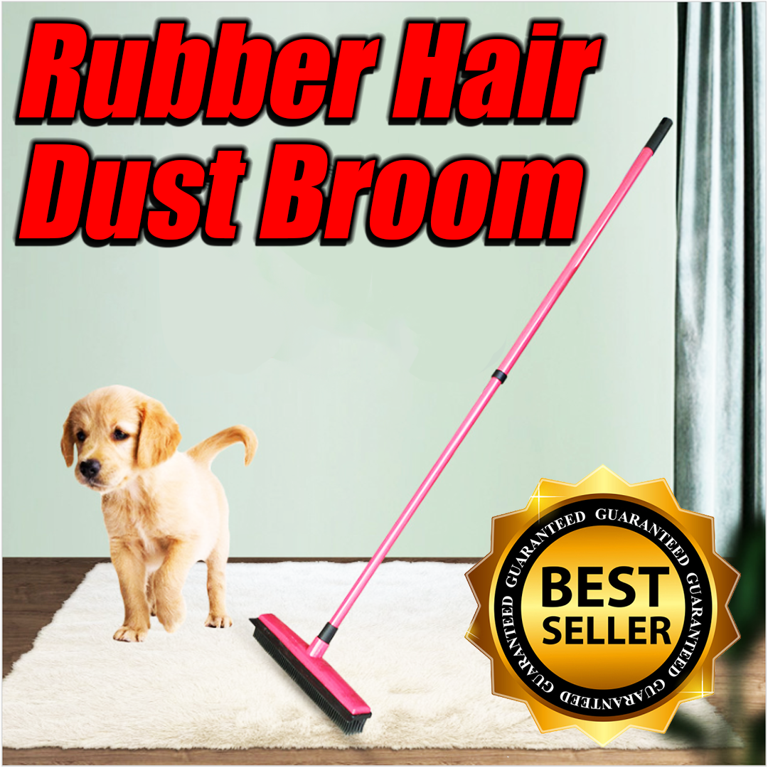 Rubber Hair Dust Broom
