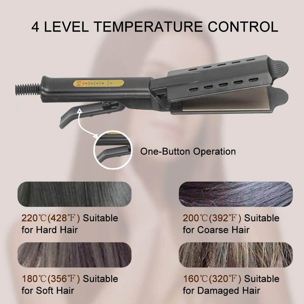 Ceramic Tourmaline Ionic Flat Iron Hair Straightener