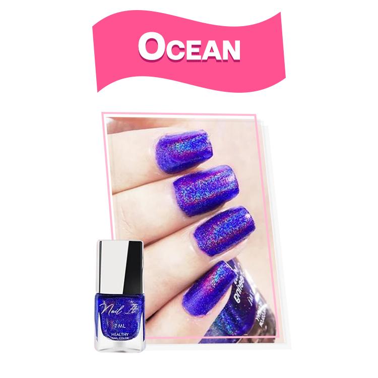 Holographic Laser Nail Polish