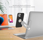 SmartHold™ Dual Monitor Magnetic Side-Mount Clip & Phone Holder
