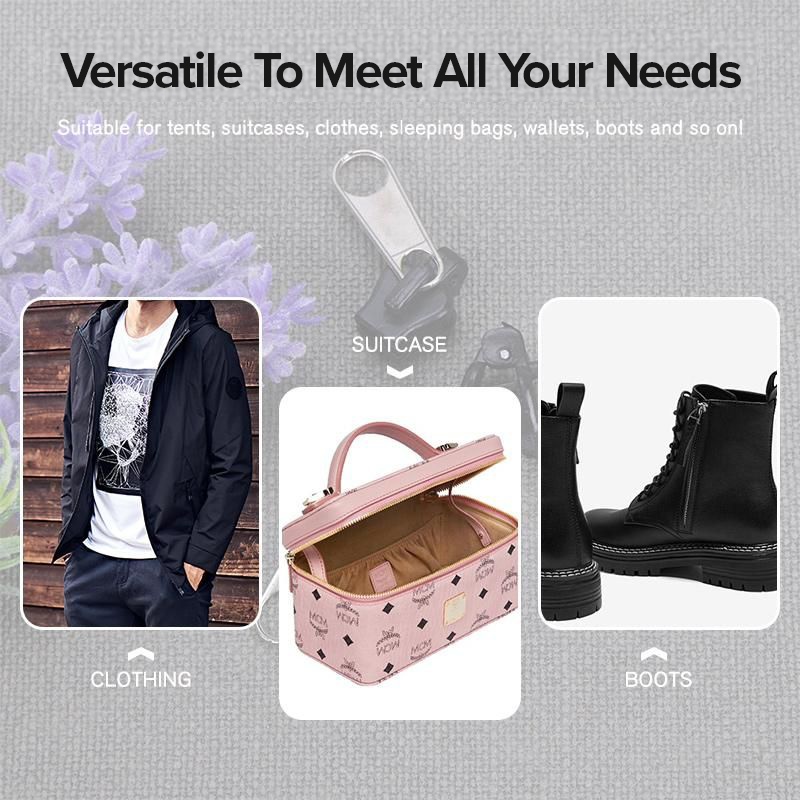 Universal Zipper Repair Kit (12 Piece Set)