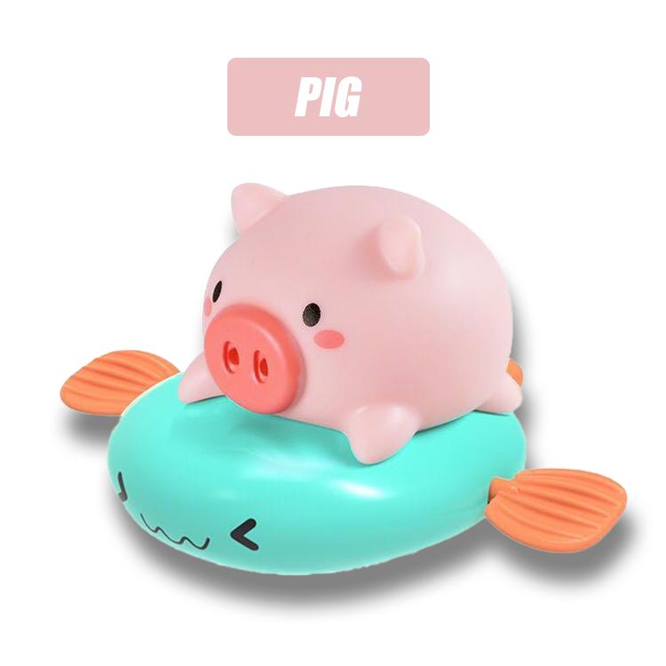 Cutesy Animal Clockwork Bath Toys