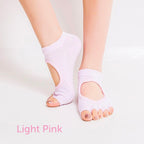 YogaYoga Non-Slip Toeless Yoga Slipper Socks
