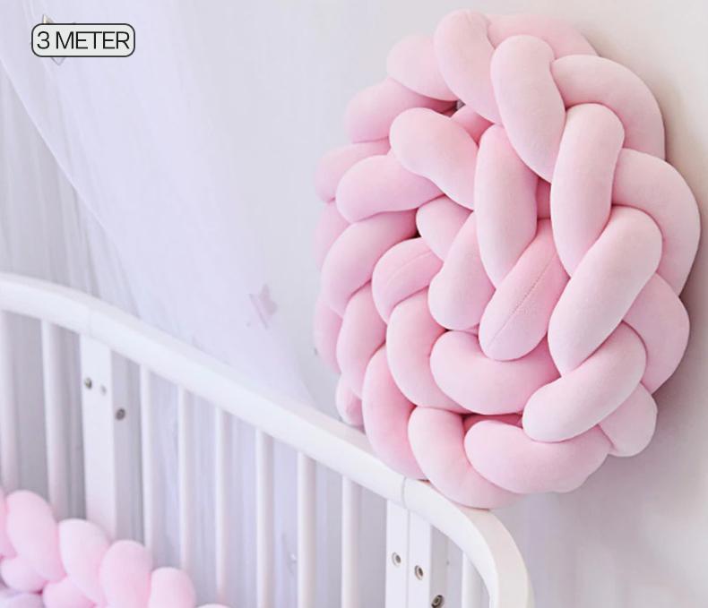 Braided Baby Crib Bumper