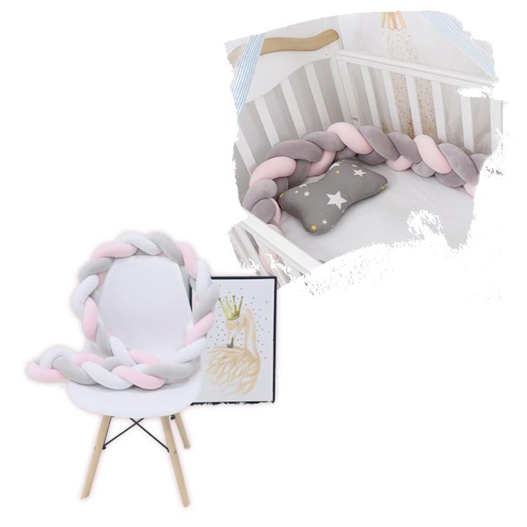 Braided Baby Crib Bumper