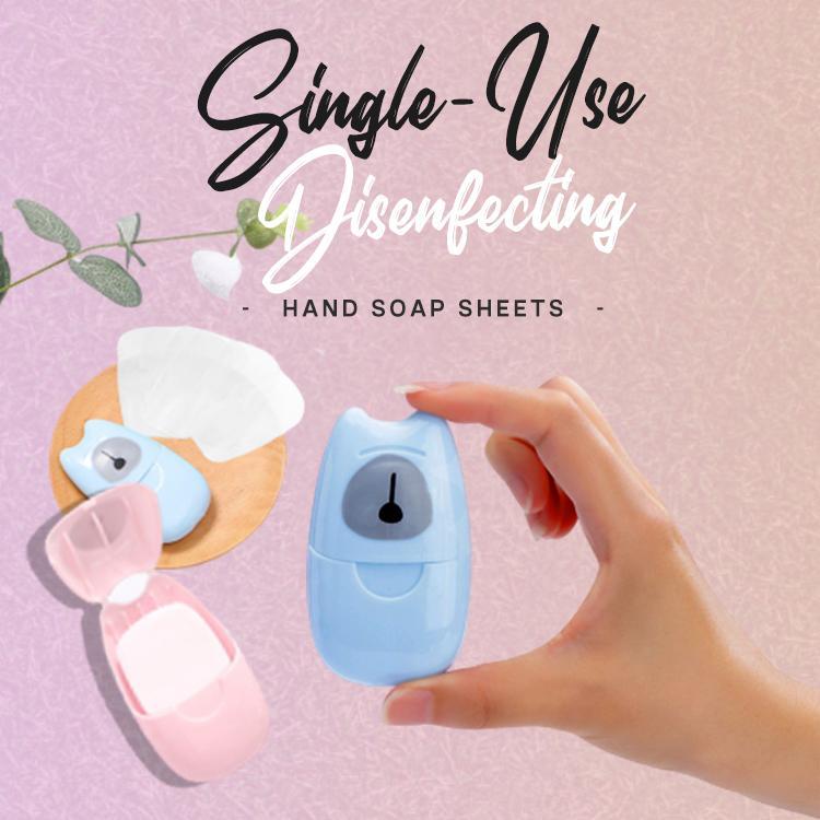 Single-Use Disinfecting Hand Soap Sheets
