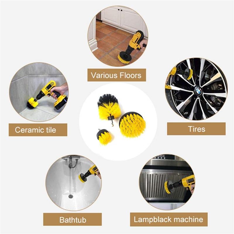 Drill Brush Scrubber - 3 Piece Set