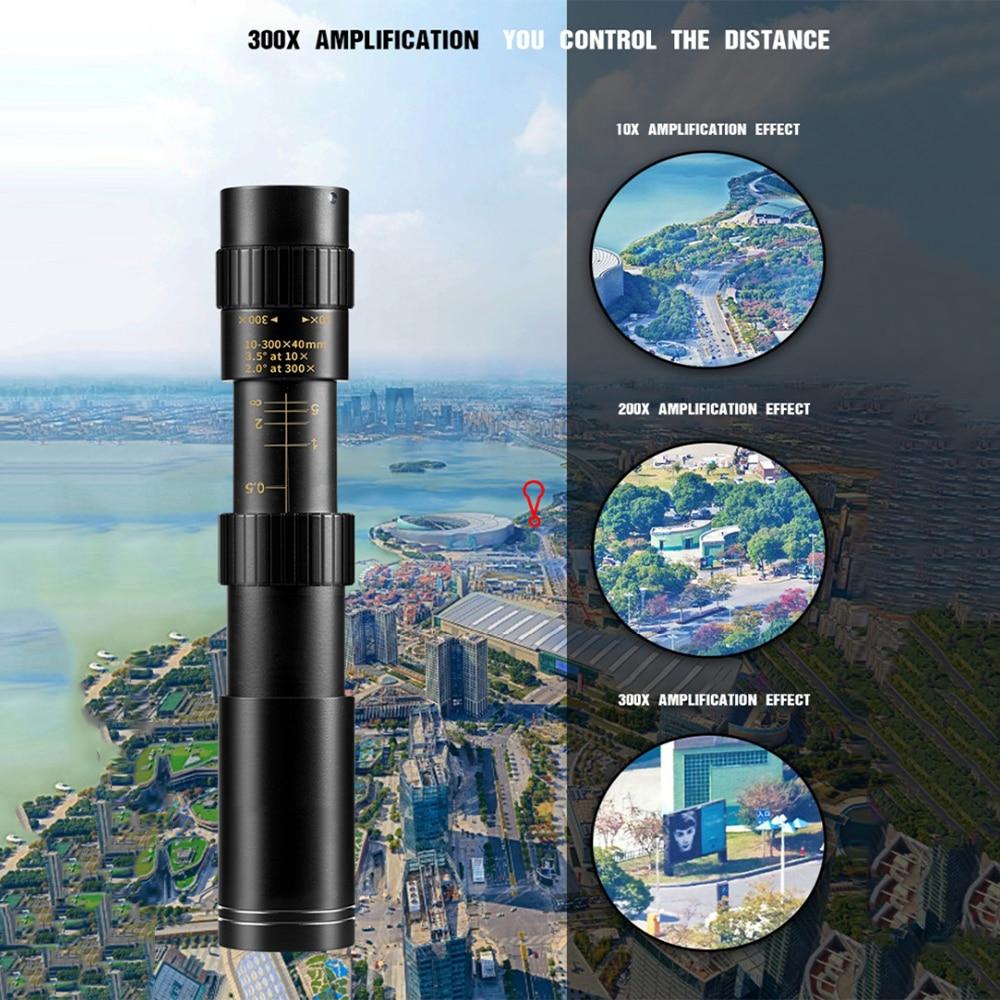 4K 10-300x40mm Zoom Phone Telescope