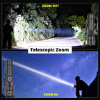 Rechargeable Tactical Zoom Flashlight