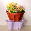 Flower Tower™ Verticle Stacking Plant Pots