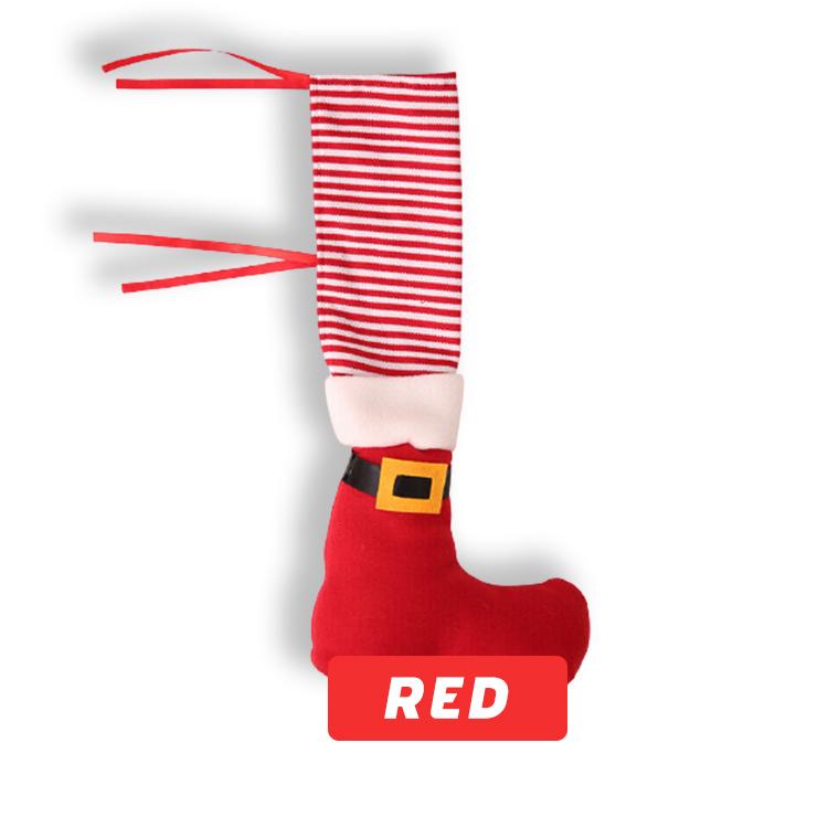 JollyMiinx Christmas Table Chair Leg Cover