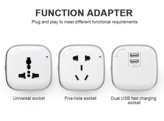 Wall Mount Adjustable Socket