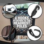 Universal Elastic Mesh Car Organizer and Divider