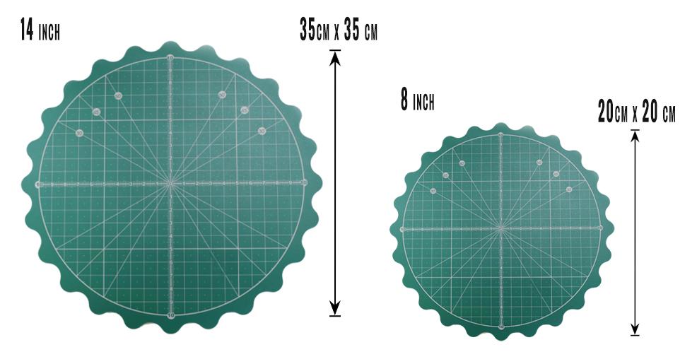 Self-Healing Circle Rotating Cutting Mat