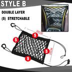 Universal Elastic Mesh Car Organizer and Divider
