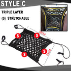 Universal Elastic Mesh Car Organizer and Divider