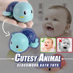 Cutesy Animal Clockwork Bath Toys