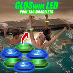 GLOSwim LED Pool Tag Bracelets
