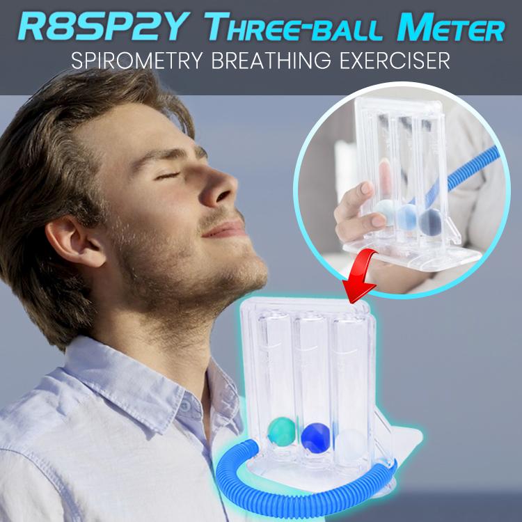 R8SP2Y Three-ball Meter Spirometry Breathing Exerciser