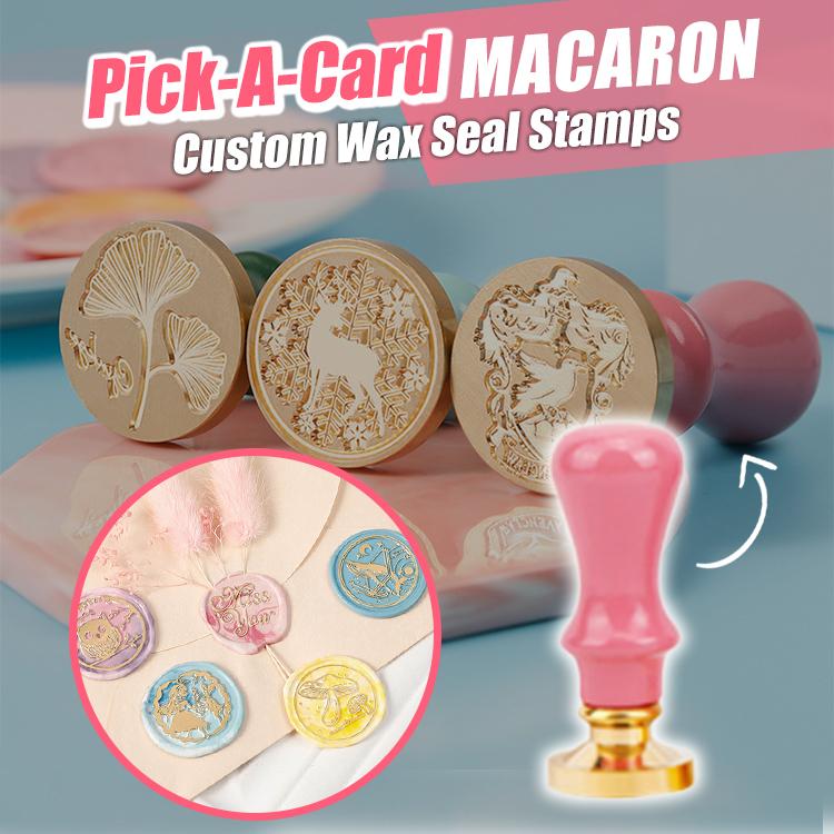 Pick-A-Card Macaron Custom Wax Seal Stamps