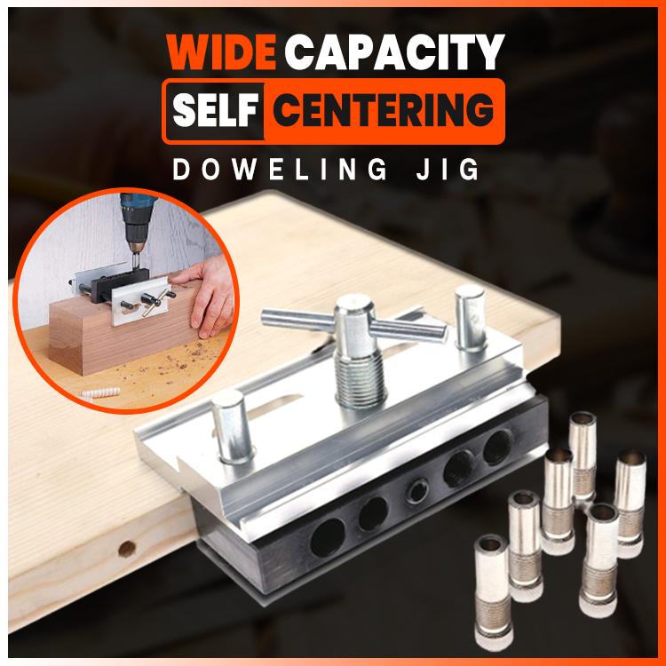 Wide Capacity Self Centering Doweling Jig