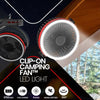 Clip-on Camping Fan™ LED Light
