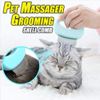 Pet Massager Grooming Shell Comb