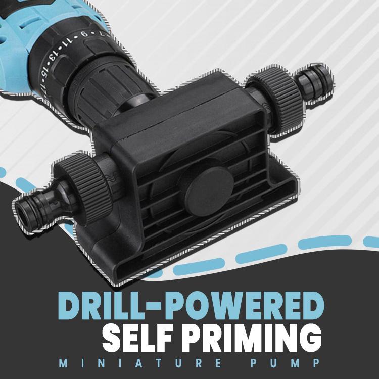 Drill-Powered Self Priming Miniature Pump