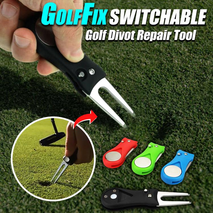 GolfFix Switchable Golf Divot Repair Tool