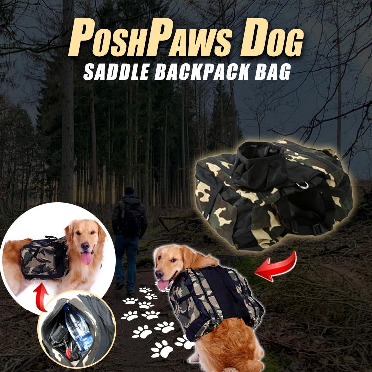 PoshPaws Dog Saddle Backpack Bag