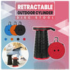 Retractable Outdoor Cylinder Disc Stool