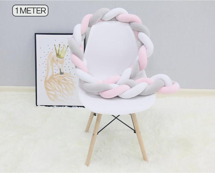 Braided Baby Crib Bumper