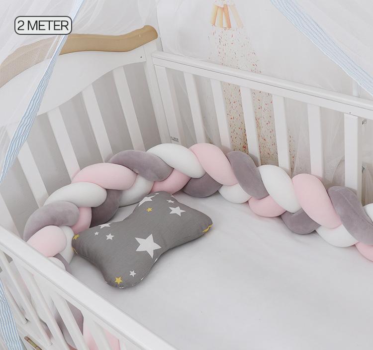 Braided Baby Crib Bumper